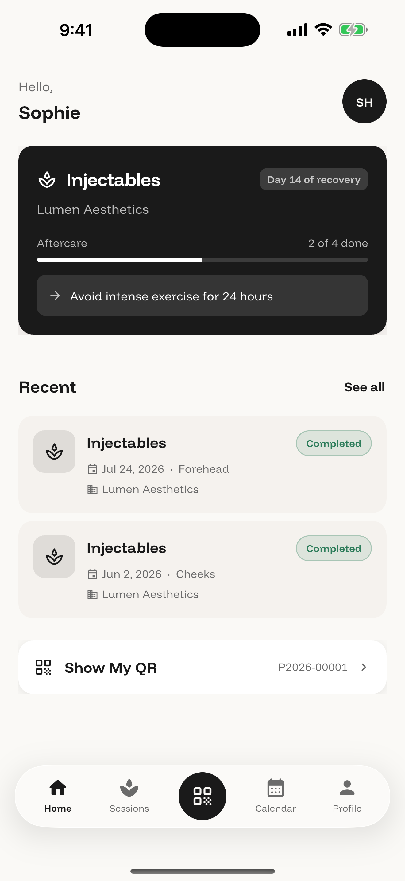 Client passport home with aftercare